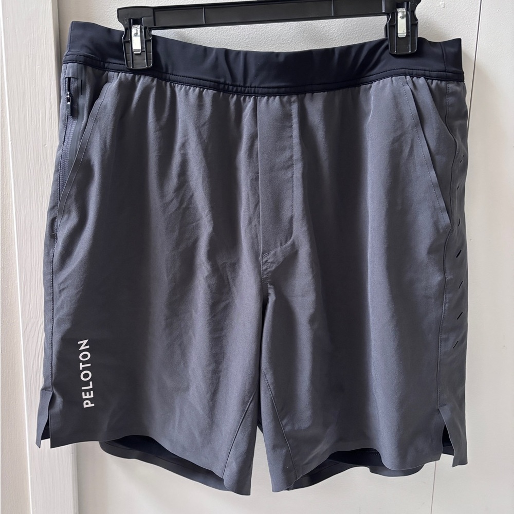 Ten Thousand X Peloton The Interval Shorts Mens Medium Gray Lined 7” Size XL